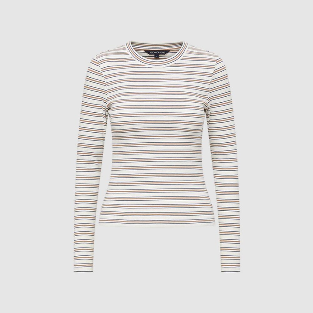 Veronica Beard Pruitt Long-Sleeve Tee NWT - Small